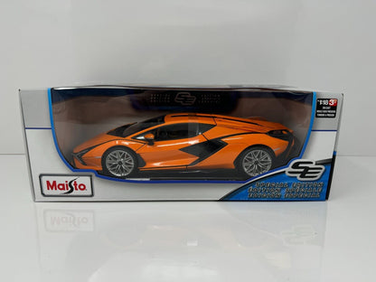 Maisto Lamborghini Sian FKP 37 Special Edition 1:18 Diecast Orange Color