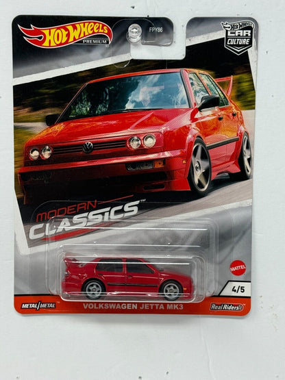 Hot Wheels Premium Modern Classics Volkswagen Jetta MK3 1:64 Diecast