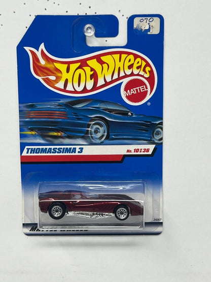 Hot Wheels Thomassima 3 Red Fantasy Cars 1:64 Diecast Version 2