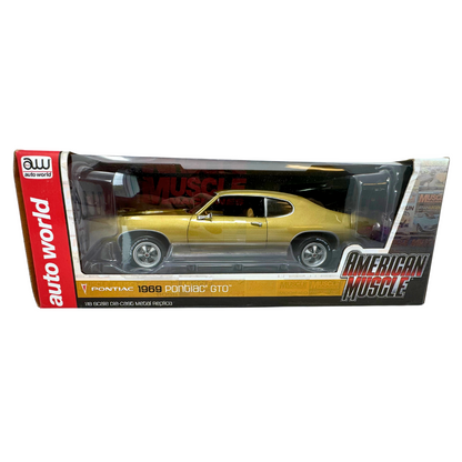 Auto World American Muscle 1969 Pontiac GTO Limited 1:18 Diecast 1 of 1002