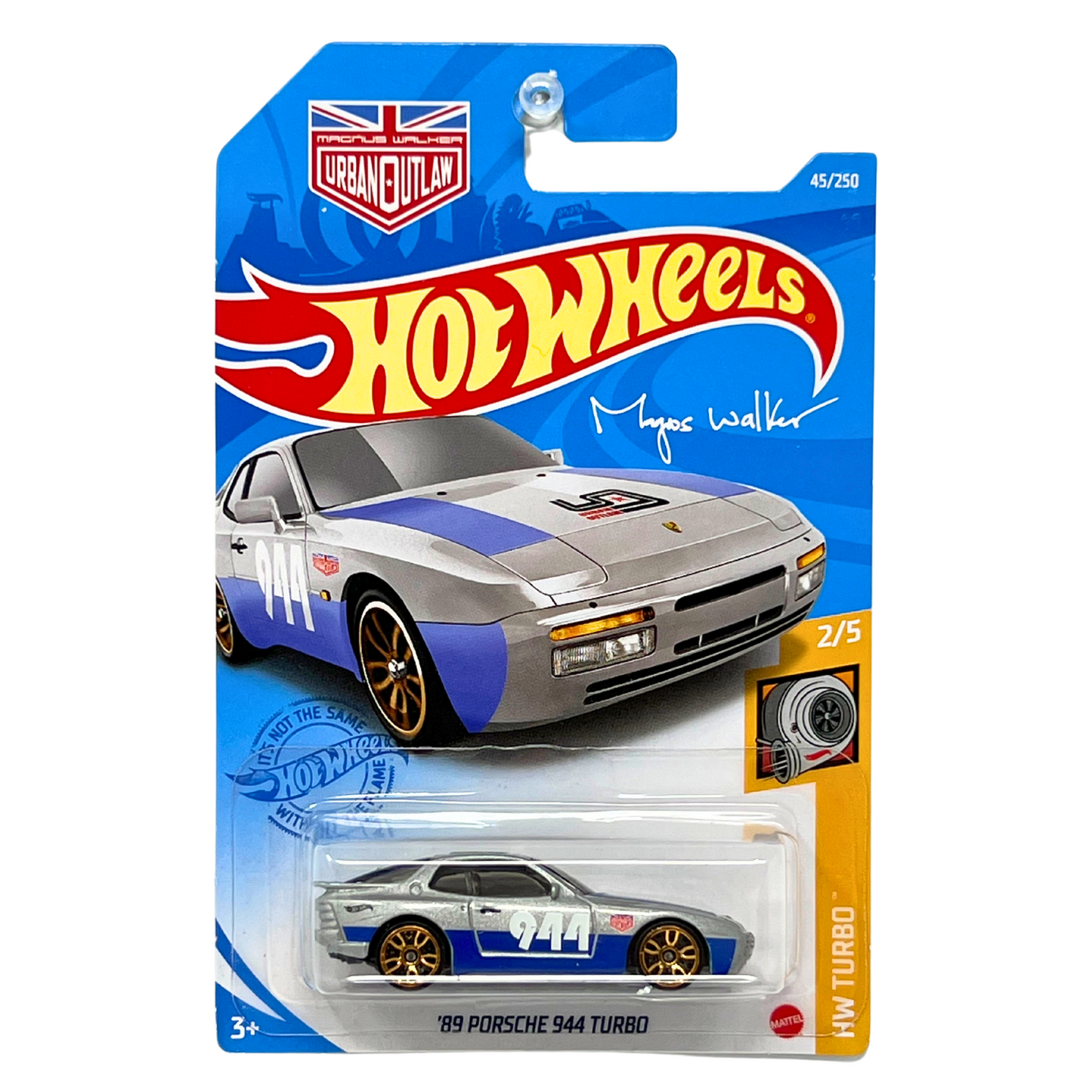 Hot Wheels HW Turbo 1989 Porsche 944 Turbo 1:64 Diecast V4