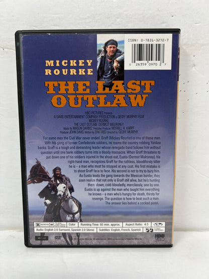 The Last Outlaw (DVD) Western Good Condition!!!