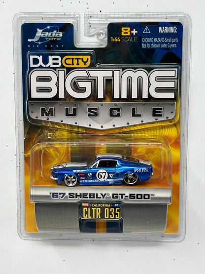 Jada Dub City Bigtime Muscle 1967 Shelby GT-500 1:64 Diecast Blue