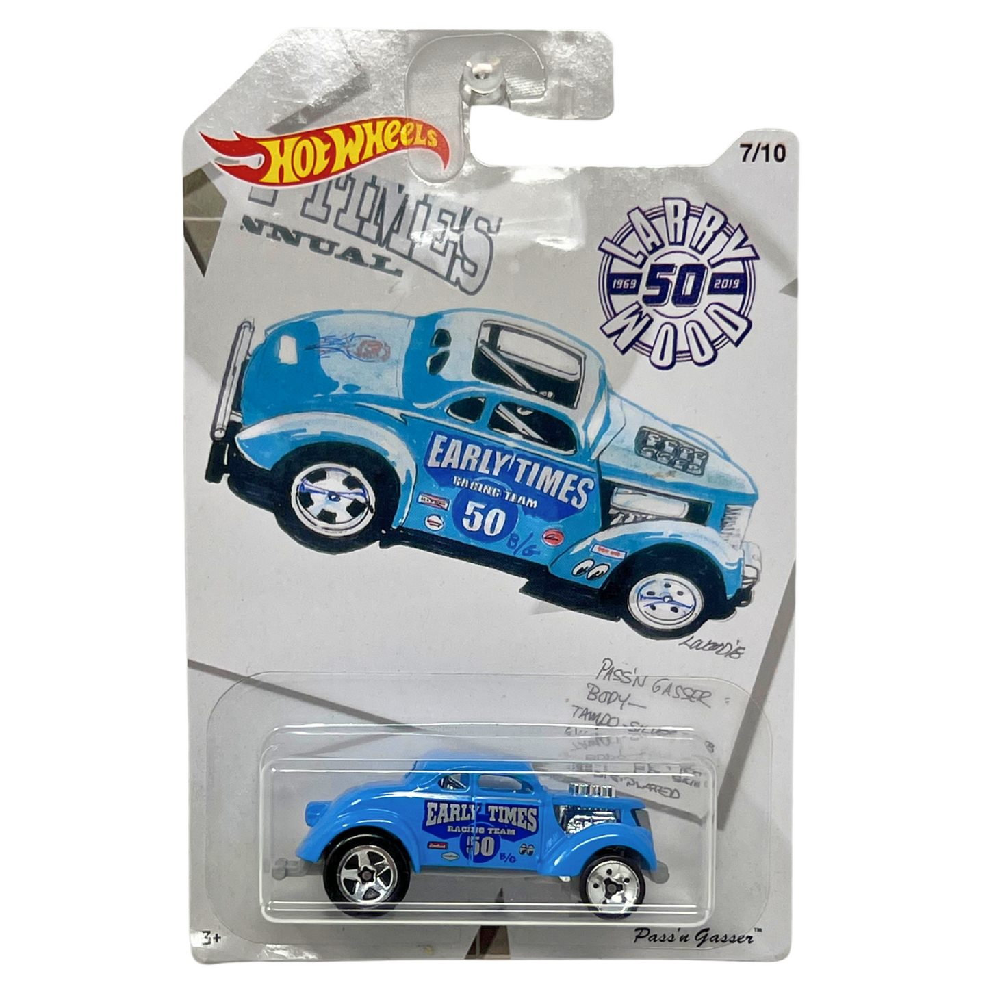 Hot Wheels Larry Wood Pass'n Gasser Fantasy Cars 1:64 Diecast V2