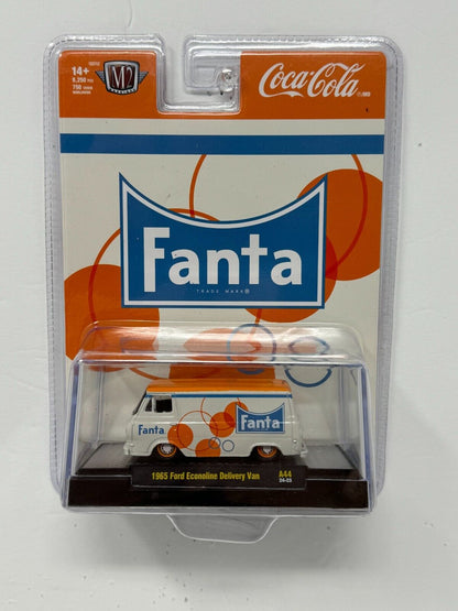 M2 Machines Coca-Cola Fanta 1965 Ford Econoline Delivery Van 1:64 Diecast