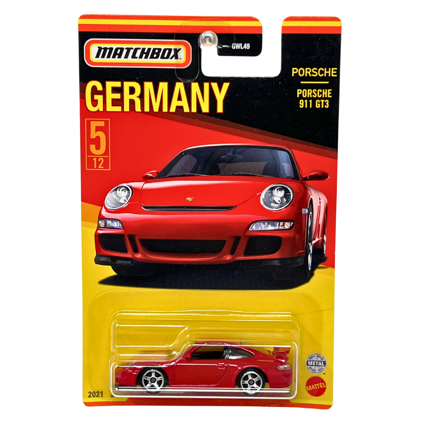 Matchbox Germany Porsche 911 GT3 1:64 Diecast