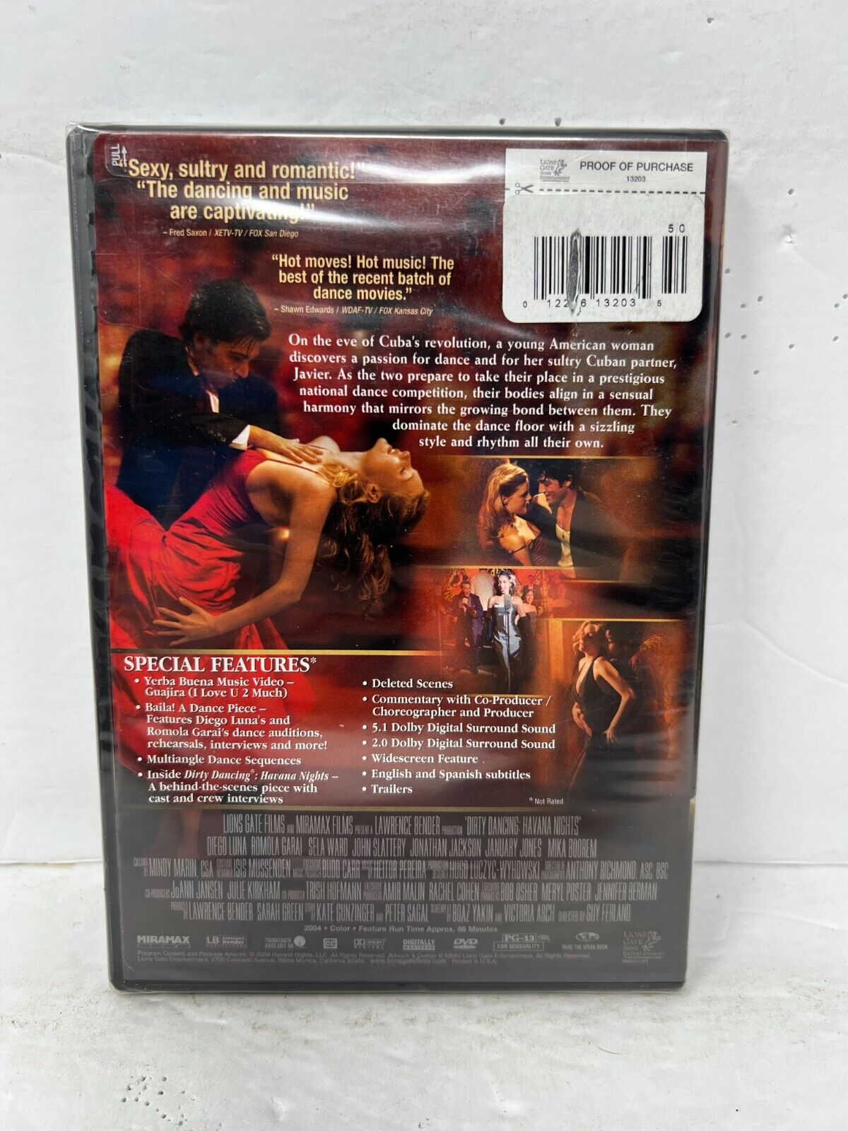 Dirty Dancing: Havana Nights (DVD) Romance Brand New and Sealed!!!