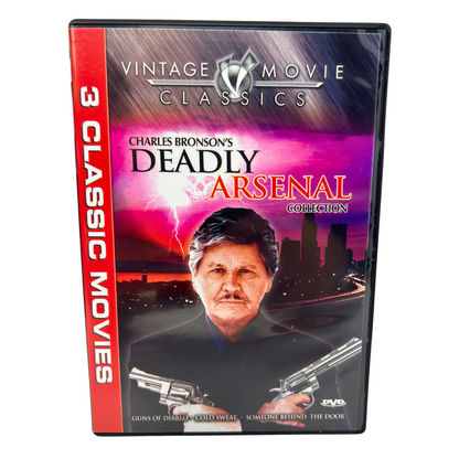 Charles Bronson's Deadly Arsenal Collection (DVD) Action Good Condition!!!