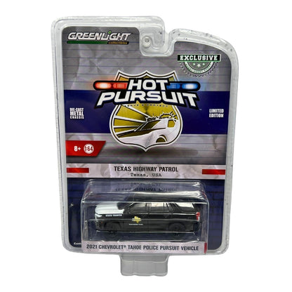 Greenlight Hot Pursuit 2021 Chevrolet Tahoe Police Pursuit Vehicle 1:64 Diecast