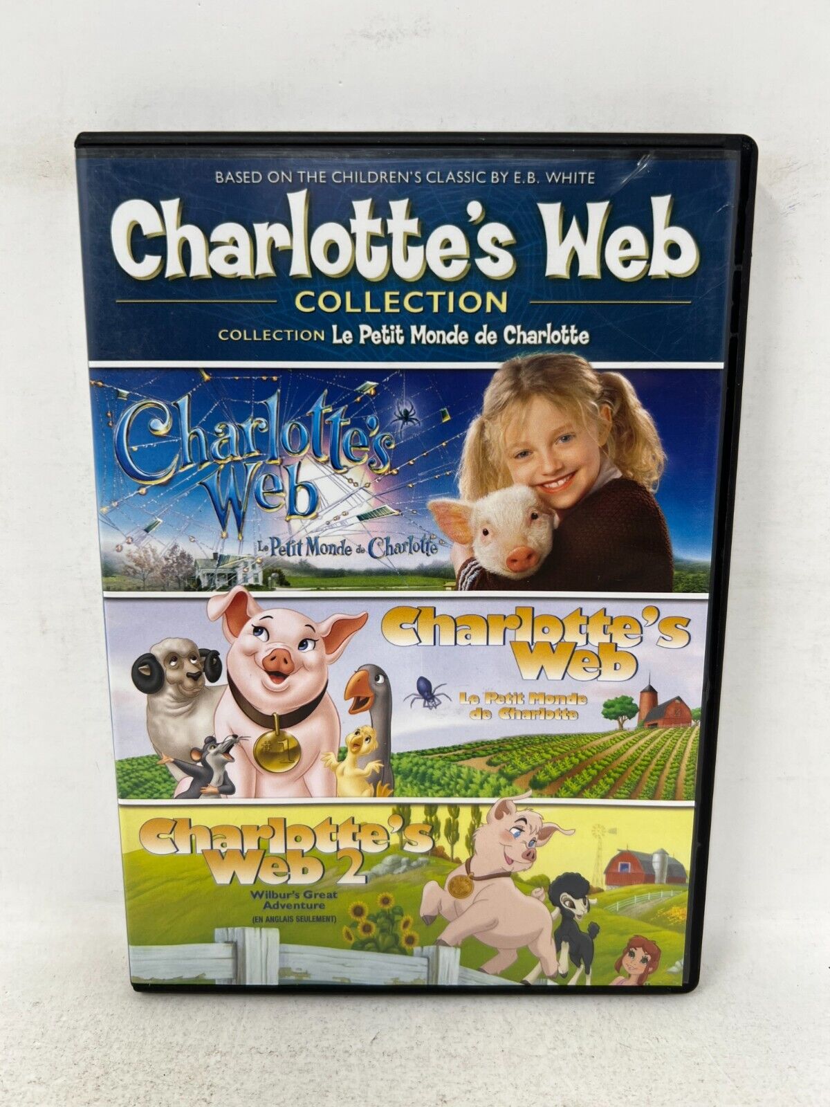 Charlotte's Web 3 Movie Collection (DVD) Family Good Condition!!!