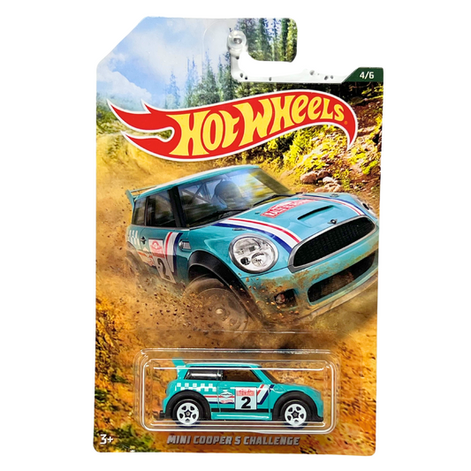 Hot Wheels Rally Sport Mini Cooper S Challenge European Car 1:64 Diecast V3