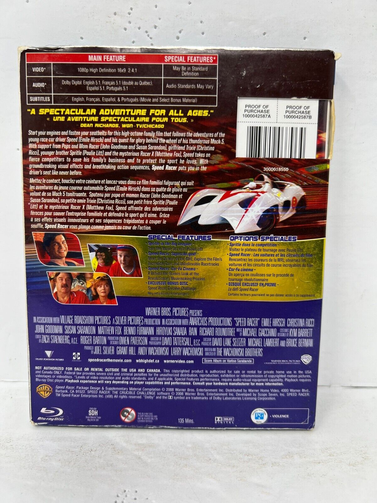 Speed Racer (Blu-ray) Action