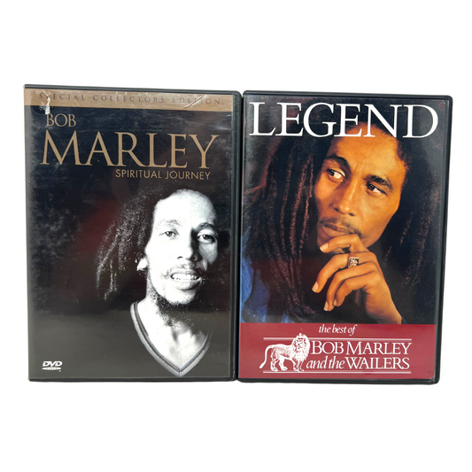 Bob Marley (DVD) Wailers Spiritual Journey Music Concert Lot of 2 Good Condition