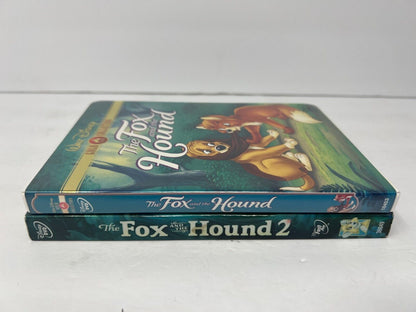 Disney The Fox and the Hound 1 & 2 (DVD) Collection Lot of 2 Good Condition!!!