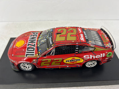 Lionel Nascar #22 Joey Logano Shell Darlington Win 2022 Mustang 1:24 Diecast