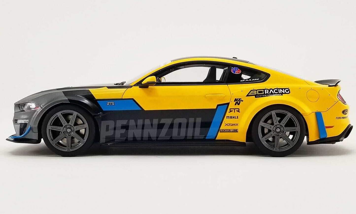 GT SPIRIT 2021 Ford Mustang RTR Spec 5 Widebody Pennzoil 1:18 Resin GTS Model