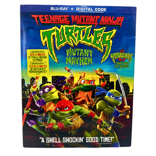 Teenage Mutant Ninja Turtles Mutant Mayhem (Blu-ray) Kids Cartoon New and Sealed