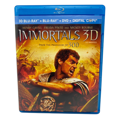 Immortals (Blu-ray 3D) Fantasy Good Condition!!!