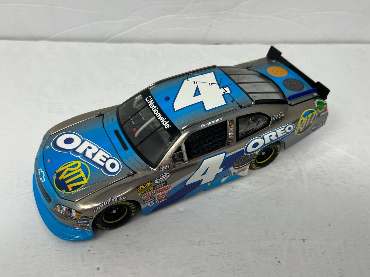 Lionel Nascar #4 Tony Stewart Ritz Oreo Chevy Impala Brushed Metal 1:24 Diecast