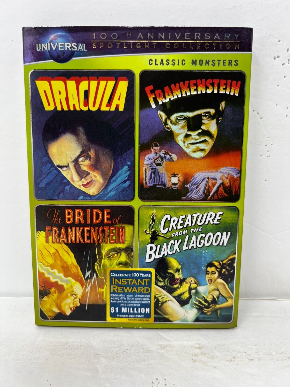 Frankenstein / Dracula / Bride of Frankenstein (DVD) Horror Good Condition!!!