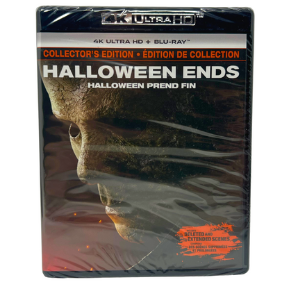 Halloween Ends (4K UHD Blu-ray) Horror Brand New and Sealed!!!