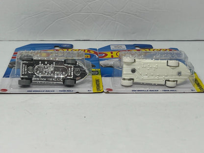 Hot Wheels Experimotors HW Braille Racer Twin Mill Fantasy Cars 1:64 Diecast Lot of 2