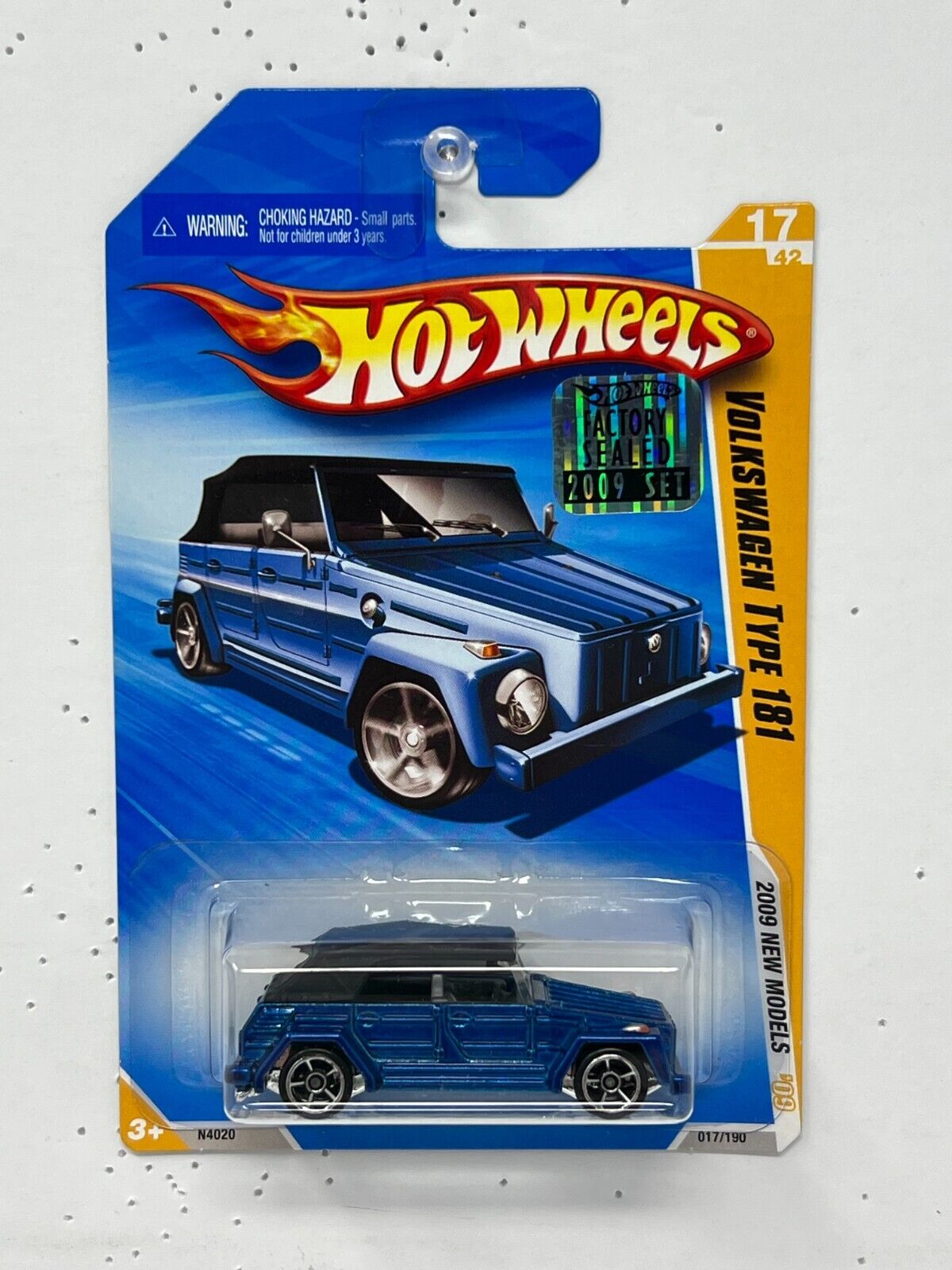 Hot Wheels 2009 New Models Volkswagen Type 181 1:64 Diecast Blue Factory Sealed