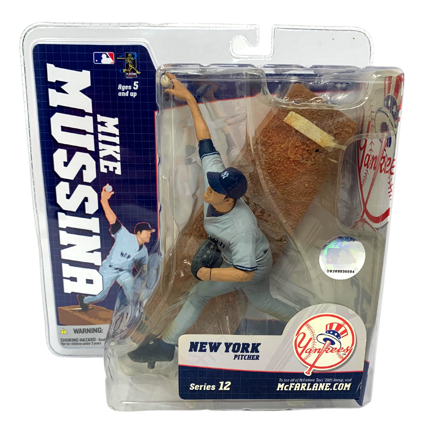 McFarlane MLB Series 12 Mike Mussina New York Yankees Gray Jersey Figurine