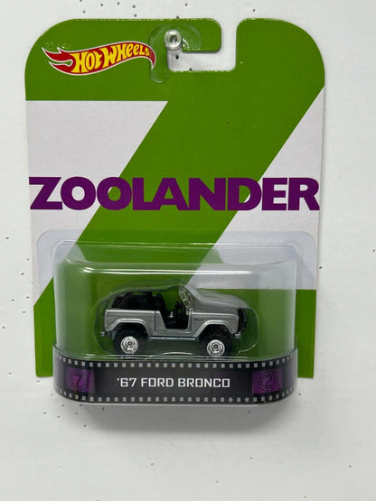 Hot Wheels Retro Entertainment Zoolander 1967 Ford Bronco 1:64 Diecast