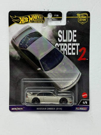 Hot Wheels Premium Slide Street 2 Nissan 240SX (S14) 1:64 Diecast