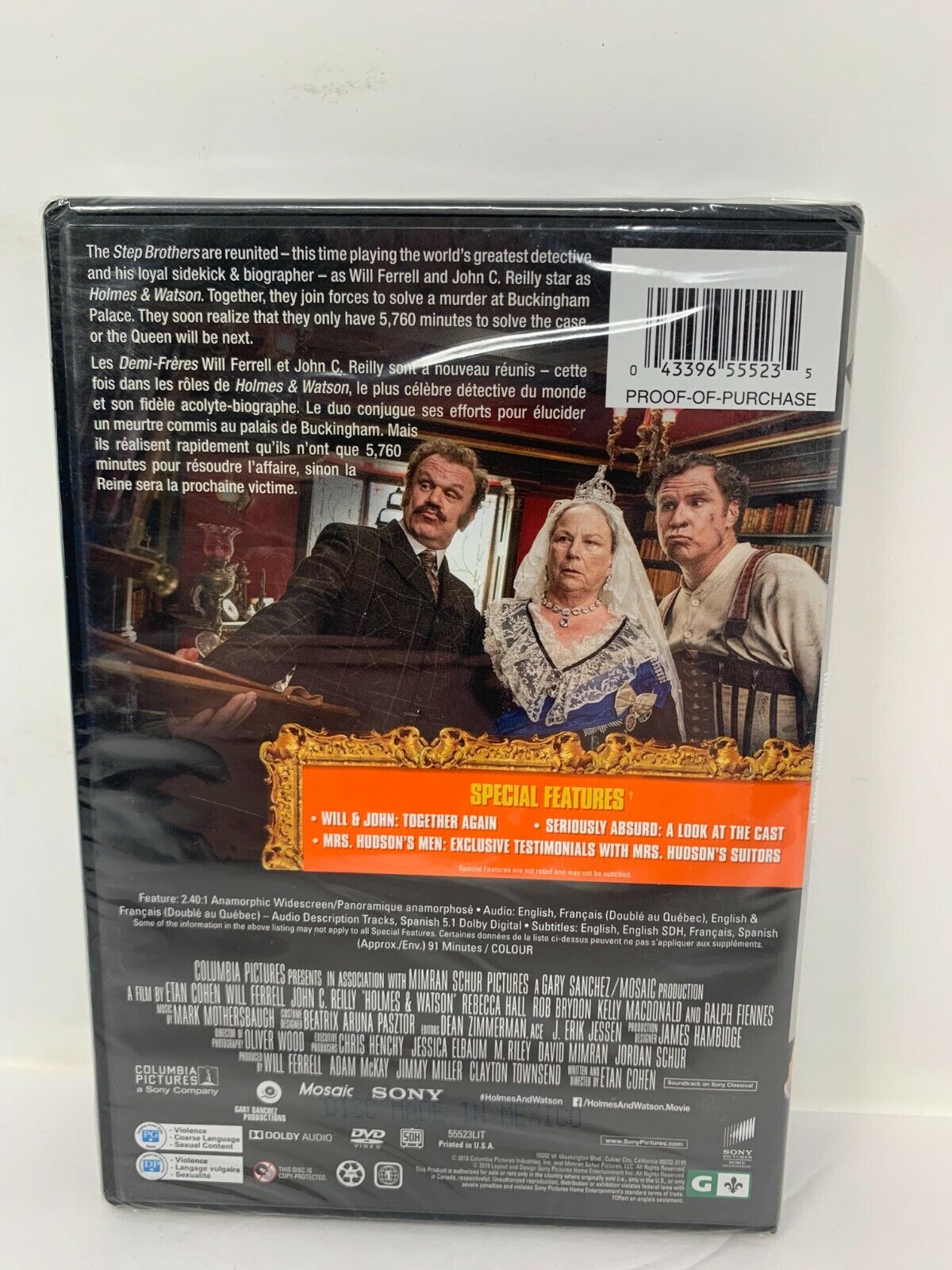 Holmes And Watson (DVD) Comedy Brand New and Sealed!