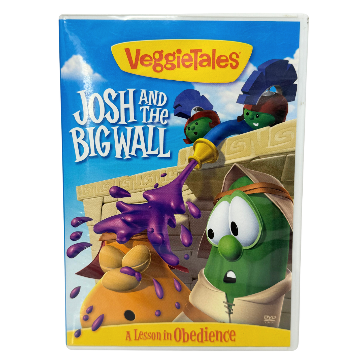 VeggieTales: Josh and the Big Wall! (DVD) Religious Good Condition!!!