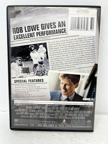 Killing Kennedy (DVD) Biography Good Condition!!!