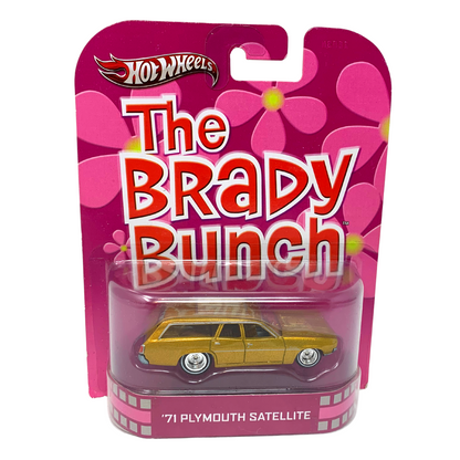 Hot Wheels Retro Entertainment Brady Bunch '71 Plymouth Satellite 1:64 Diecast