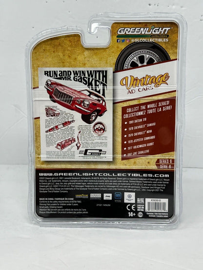 Greenlight Vintage Ad Cars 1970 Chevrolet Camaro 1:64 Diecast