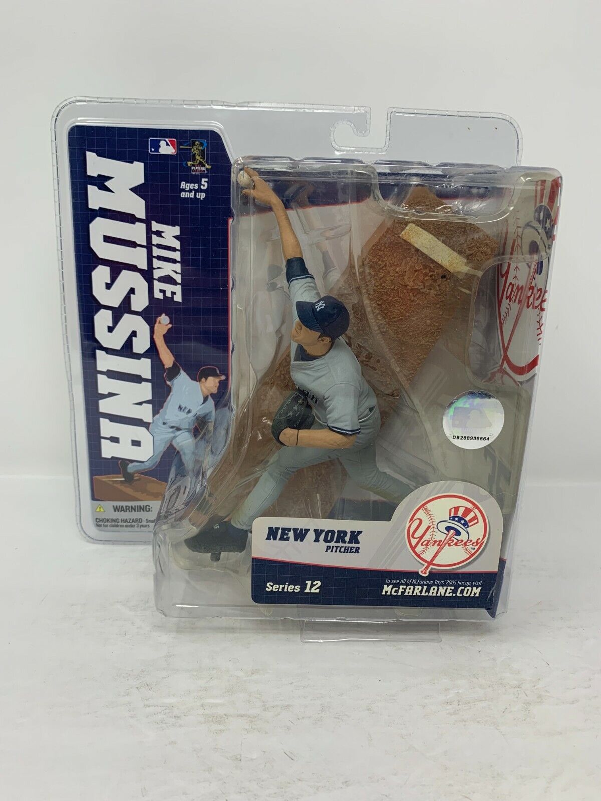 McFarlane MLB Series 12 Mike Mussina New York Yankees Gray Jersey Figurine