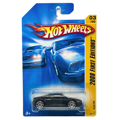 Hot Wheels 2008 First Editions Audi R8 1:64 Diecast