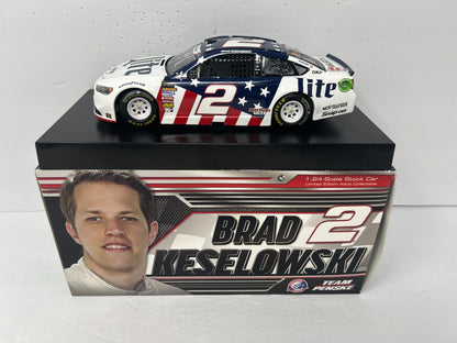 Lionel Racing #2 Brad Keselowski Miller Lite Patriotic 2018 Mustang 1:24 Diecast