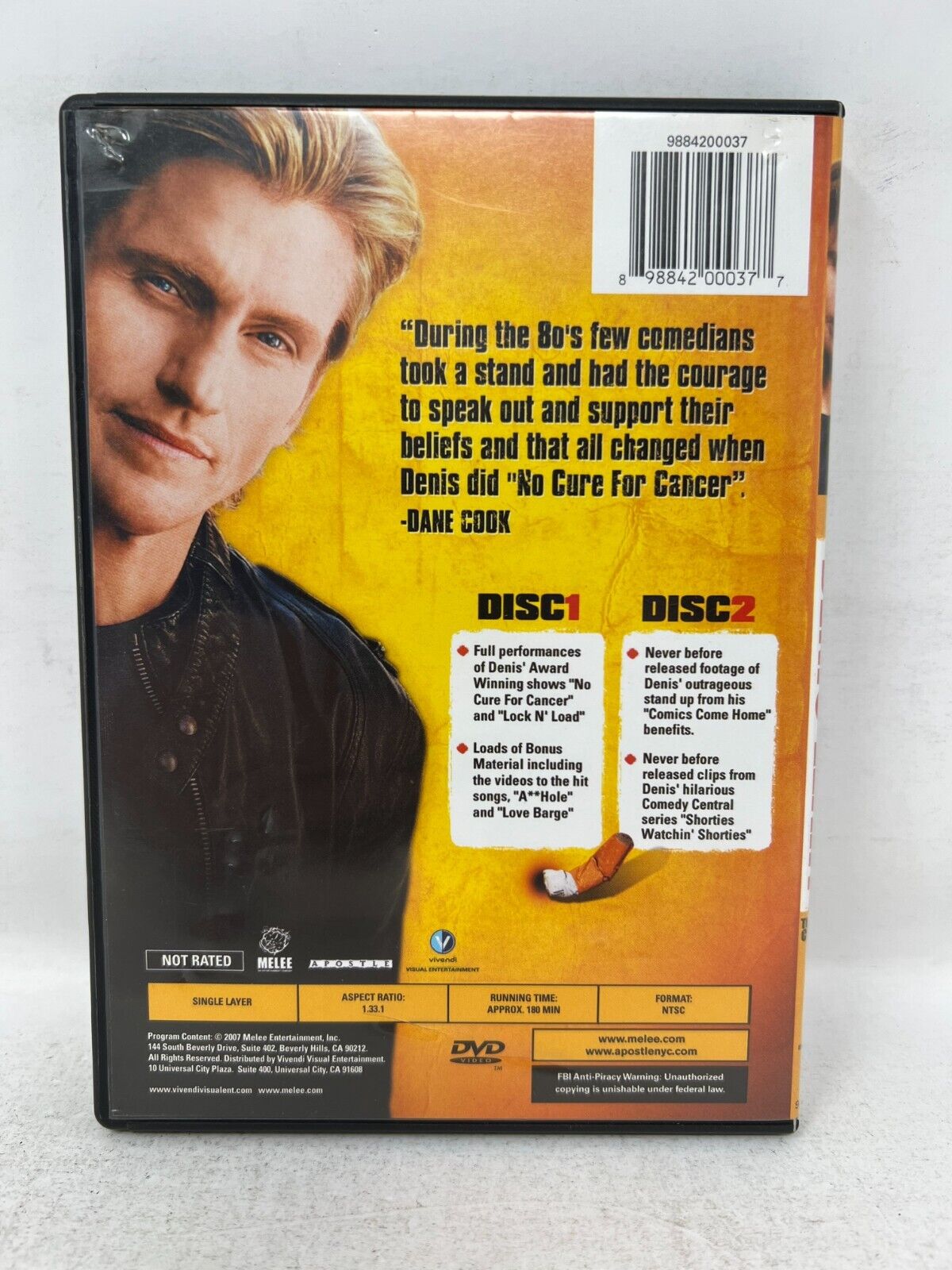 Denis Leary The Ultimate Collection (DVD) Stand-up Comedy Good Condition!!!