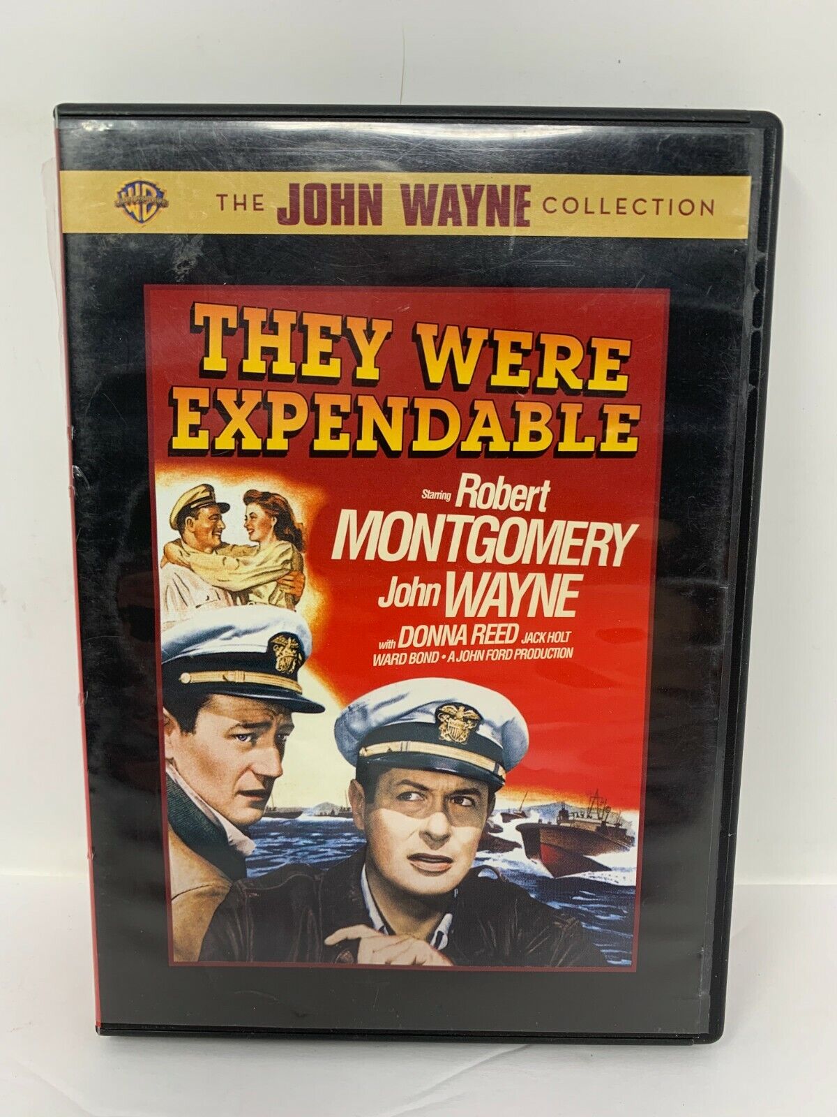 They Were Expendable (DVD) John Wayne War Good Condition