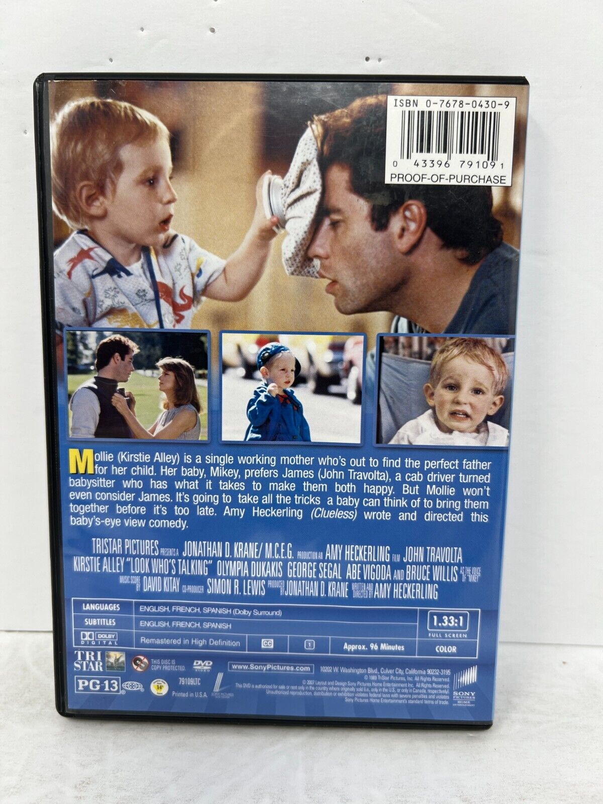 Look Who's Talking (DVD) Family Comedy Good Condition!!!