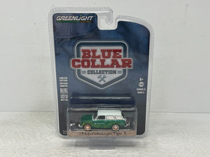 Greenlight Blue Collar 1966 Volkswagen Type 3 Green Machine 1:64 Diecast