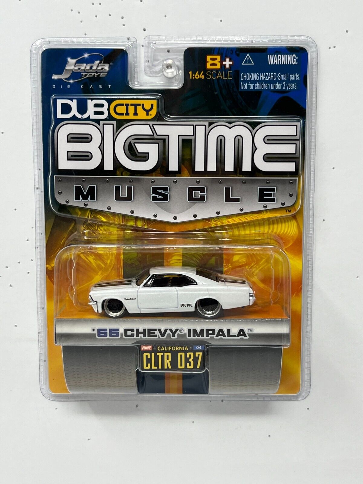 Jada Dub City Bigtime Muscle 1965 Chevy Impala 1:64 Diecast White