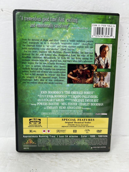 The Emerald Forest (DVD) Adventure Good Condition!!!