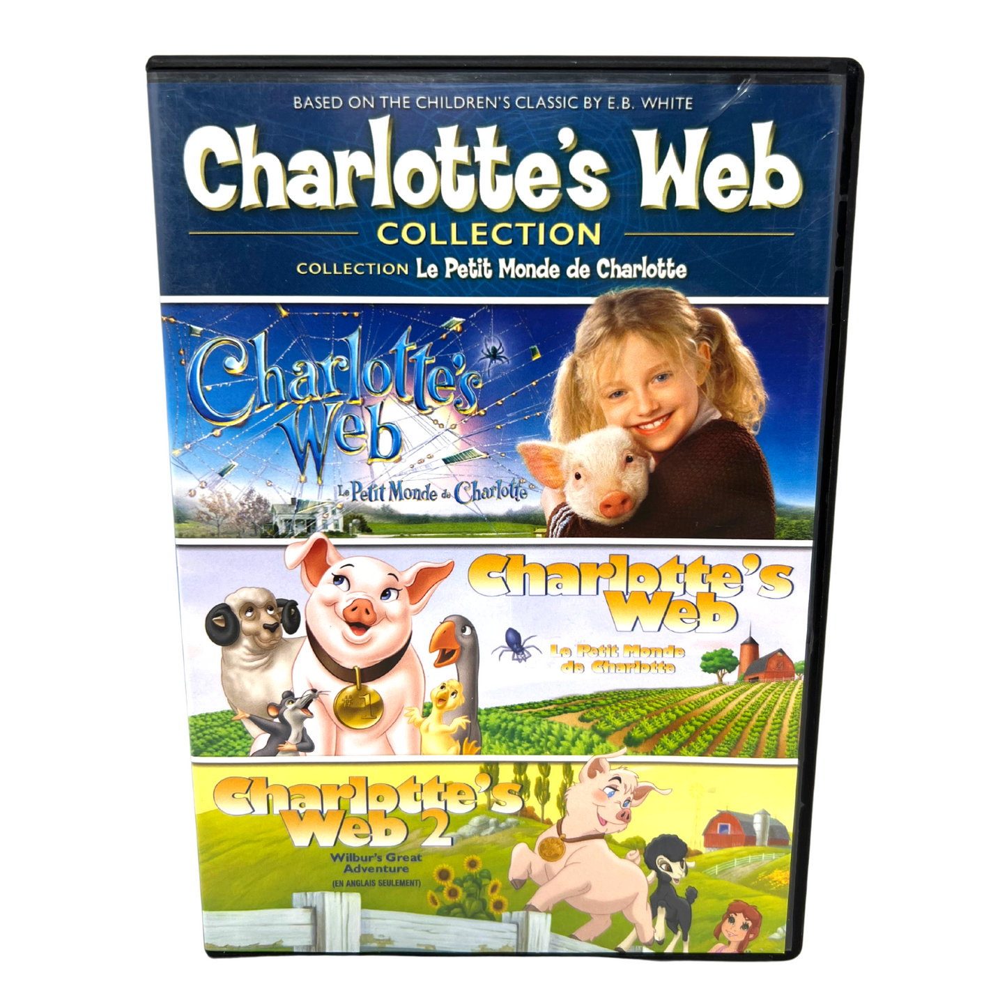 Charlotte's Web 3 Movie Collection (DVD) Family Good Condition!!!