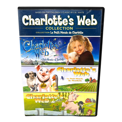 Charlotte's Web 3 Movie Collection (DVD) Family Good Condition!!!