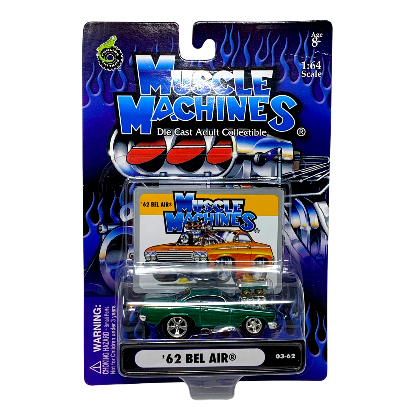 Muscle Machines '62 Bel Air 1:64 Diecast