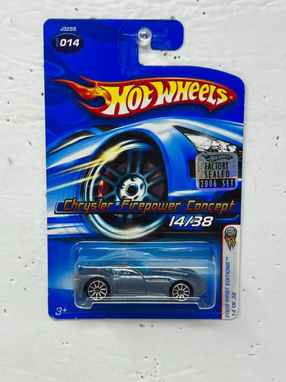 Hot Wheels First Editions Chrysler Firepower Concept 1:64 Diecast Factory Sealed