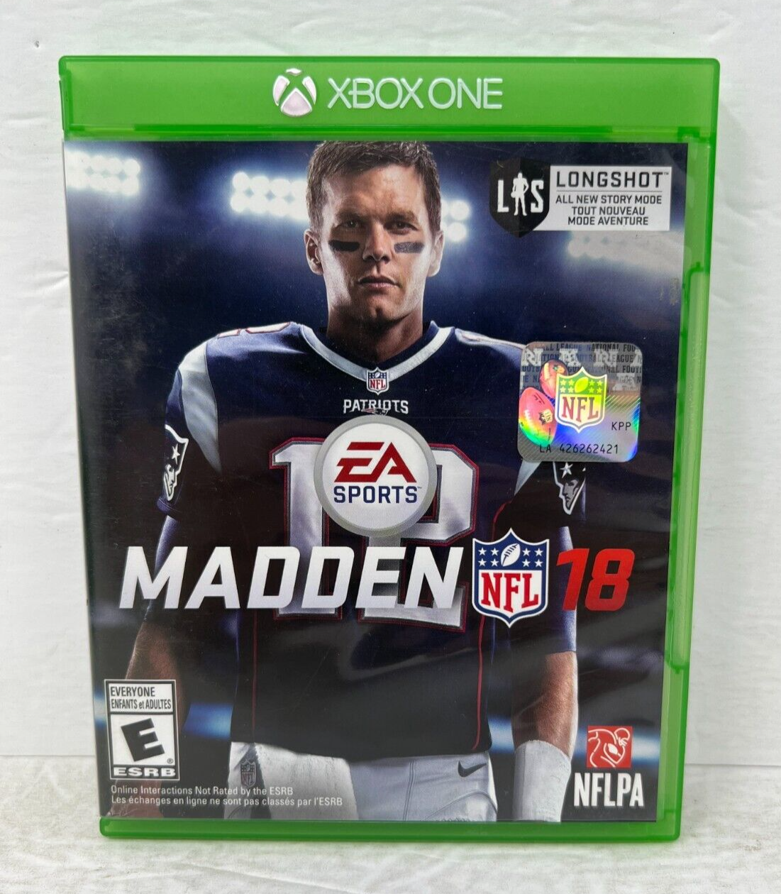 Xbox One Madden 18 NFL Football Video Game Used Good Condition!!!