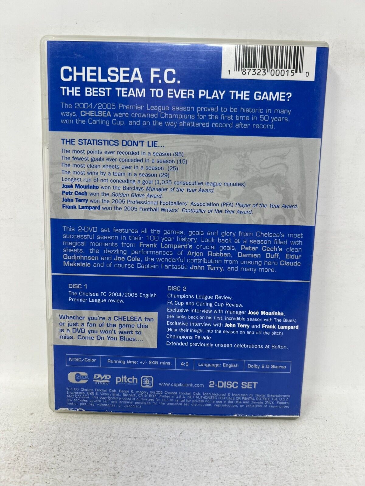 Chelsea F.C. Season Review (DVD) Sports Good Condition!!!